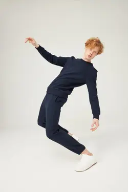 شلوار راحتی سرمه ای مردانه برند BO Basics کد 1652652786