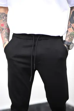 شلوار راحتی نخی ساده پاچه مردانه برند COMETAWEAR کد 1652652794