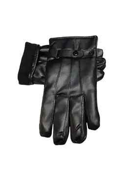 دستکش چرم مصنوعی طرح‎دار سایز استاندارد مردانه برند mugees کد 1652650065