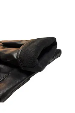 دستکش چرم مصنوعی طرح‎دار سایز استاندارد مردانه برند mugees کد 1652650065