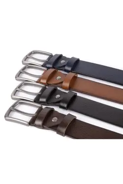 کمر کمربند مردانه جین پارچه پوست 100% اصل قهوه‎ای برند BOYD کد 1652580982