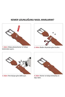 کمر کمربند مردانه جین پارچه پوست 100% اصل قهوه‎ای برند BOYD کد 1652580982