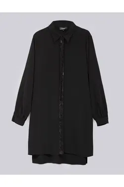 تونیک پولک دوز پولکی مشکی برند Kayra کد 1652577426