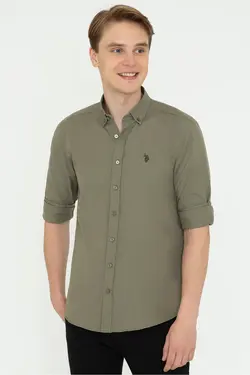 پیراهن سبز مردانه برند US Polo Assn کد 1652814652