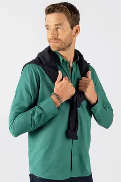 پیراهن برش راحت پوپلین مردانه کلاسیک برند Tudors کد 1652814977