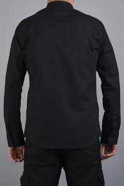 پیراهن جین اسلیم فیت مشکی مردانه برند bombe کد 1652814969
