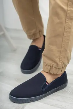 کفش اسپرت پارچه تابستانی سرمه ای مردانه برند Seher کد 1652810161