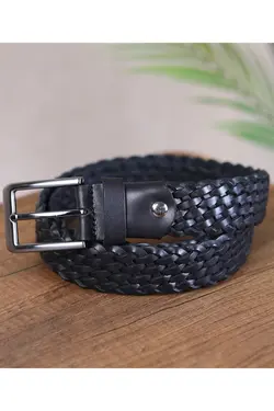 کمربند ارگونومیک چرم مشکی مردانه 4cm برند KASVA DERİ کد 1652804744