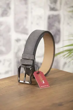 کمربند چرم جیر دودی اصل 4cm برند KASVA DERİ کد 1652803837
