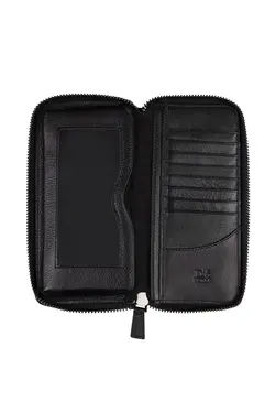 ست کیف پول کمربند دار مشکی چرم برند D'S Damat کد 1652803530