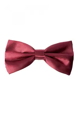 پاپیون ساده ساتن کلاسیک زرشکی مردانه برند DeepSea کد 1652801442
