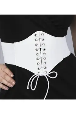 کرست کمربند دار کلفت کشی سفید زنانه برند BellaVino کد 1652772334