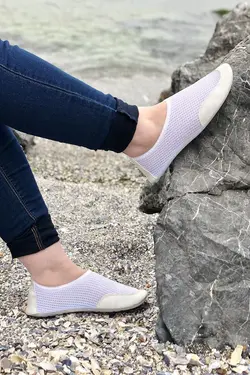 کفش باله ساحلی استخر زیر ارتوپدیک آبی پاشنه کلفت باغ چند کاربردی برند Live Success کد 1652767530