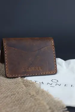 جا کارتی چرم اصل دست ساز دستی برند TANNEL کد 1652756652