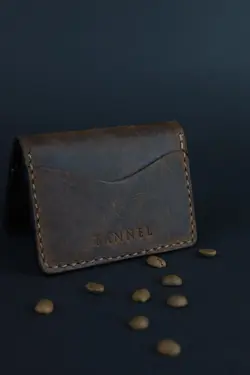 جا کارتی چرم اصل دست ساز دستی برند TANNEL کد 1652756652