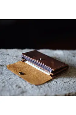 قهوه ای جا کارتی زیپدار برند atleather کد 1652756600