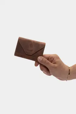 کیف پول کاغذی محفظه ای سکه 3639100% اصل شتری جا کارتی چرم برند Grande کد 1652756587