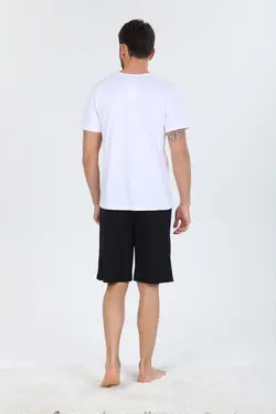 ست لباس راحتی تابستانی شورت دار مردانه برند Moda Clubu کد 1652753227