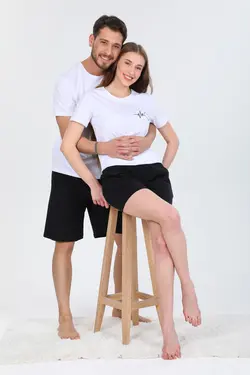 ست لباس راحتی تابستانی شورت دار مردانه برند Moda Clubu کد 1652753227