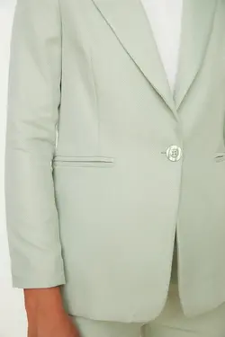 کت دکمه‎دار یشمی برند TRENDYOLMİLLA کد 1652925934