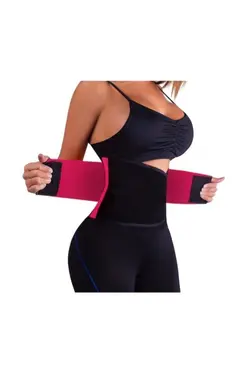 پشتیبان کمربند دار حرارتی دور کمر رنگ صورتی برند Özasya AVM کد 1652913732