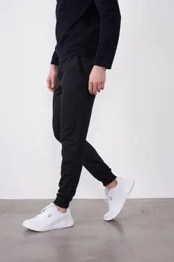 شلوار راحتی جیب دار 3نخ مشکی مردانه برند Çetinkaya کد 1652878403