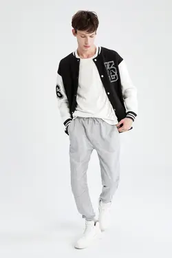 شلوار راحتی اسلیم فیت ساده برند Defacto کد 1652879293