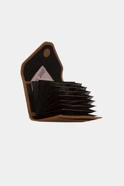 کیف پول کاغذی محفظه ای سکه 3639100% اصل شتری جا کارتی چرم برند Grande کد 1652832072
