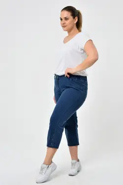 مروارید دوزی شده پاچه مچی شلوار برند butik serra کد 1652835328