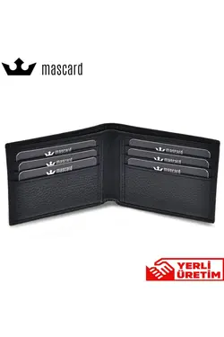 کیف پول ضد جا کارتی مردانه چرم اصل برند Mascard کد 1653090698