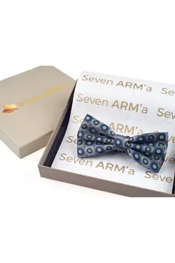 پاپیون ابریشم رنگ آبی مردانه برند SEVEN ARMA کد 1653077555