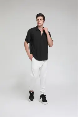 پیراهن پانیه یقه دار آستین کوتاه برند Rocqerx کد 1653079405