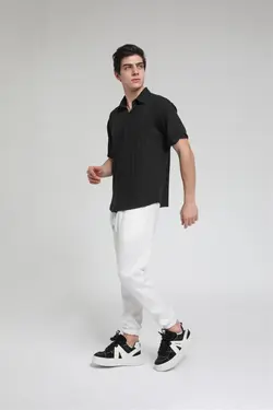 پیراهن پانیه یقه دار آستین کوتاه برند Rocqerx کد 1653079405