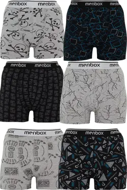 لباس زیر لایکرا طرح‎دار مردانه کلاسیک برند MENBOX کد 1656205778
