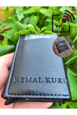 کیف پول ویژه چاپی جا کارتی مردانه برند YNS LEATHER کد 1658784205