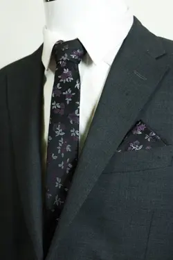 کراوات ست دستمال طرح‎دار مشکی 5.5cm برند Kravatistan کد 1660366645