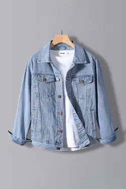 کت اسلیم فیت جین آبی روشن مردانه برند Edwox کد 1660885940