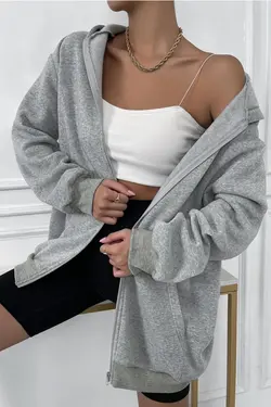 بافتنی گشاد طوسی برند MODAGEN کد 1662115687
