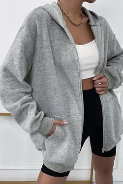 بافتنی گشاد طوسی برند MODAGEN کد 1662115687