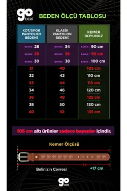 کمربند سیاه جیر چرم اصل 4cm برند GoDeri کد 1662076511