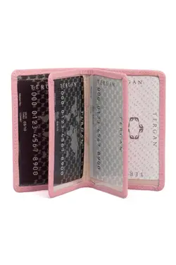 صورتی جا کارتی چرم برند Tergan کد 1662258912