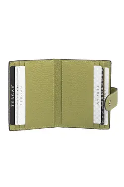 سبز جا کارتی مردانه چرم برند Tergan کد 1662257835