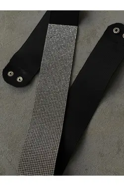 کرست کمربند دار کریستال کشی نگین برند MARQUE SOSYETHEPAZARI کد 1662422233