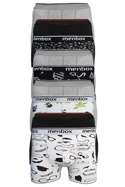 لباس زیر لایکرا طرح‎دار مردانه کلاسیک برند MENBOX کد 1662744371