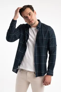 پیراهن با کیفیت چهارخانه 670000 مردانه برند F&amp;K Örme کد 1662856458