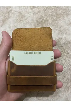 جا کارتی دست ساز دستی چرم اصل برند Leather کد 1662902169