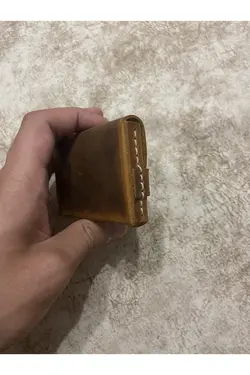 جا کارتی دست ساز دستی چرم اصل برند Leather کد 1662902169