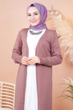 بافتنی فصلی بلند رنگ گل رز زنانه برند FY Giyim کد 1663052054
