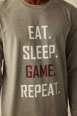 پیژامه ست خاکستری ملانژ برند Penti کد 1663696037