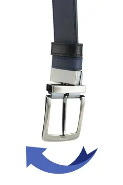 کمربند مردانه دو طرفه چرم اصل لوکس 3.5cm برند Goay کد 1663779364